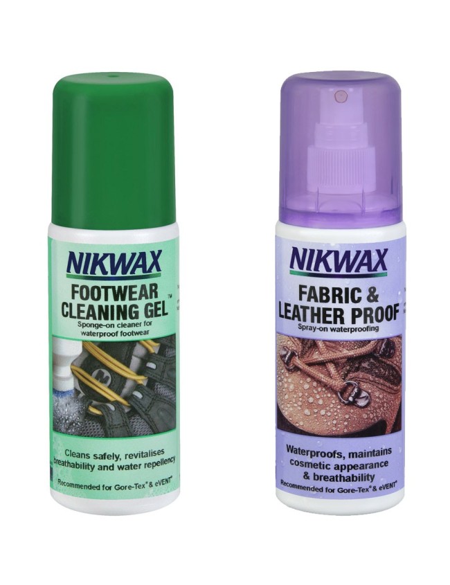Zestaw NIKWAX impregnat + żel czyszczący 125ml Zestaw NIKWAX impregnat + żel czyszczący 125ml