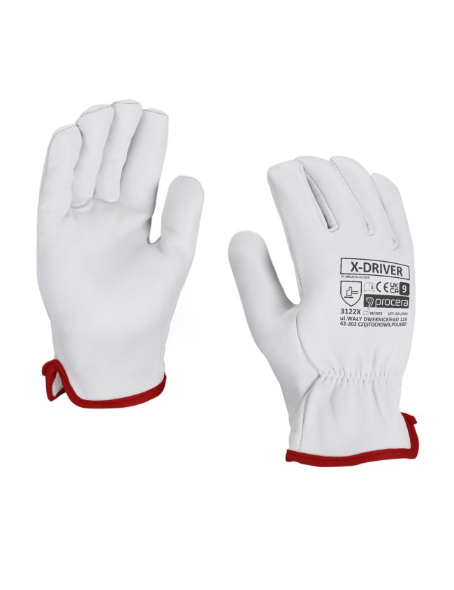 Manusi de lucru din piele X-DRIVER