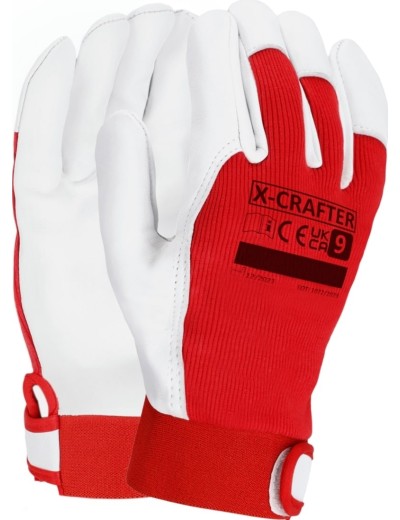 Manusi din piele de capra X-Crafter cu velcro