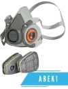 Semimasca 3M cu filtre 3M 6059 ABEK1