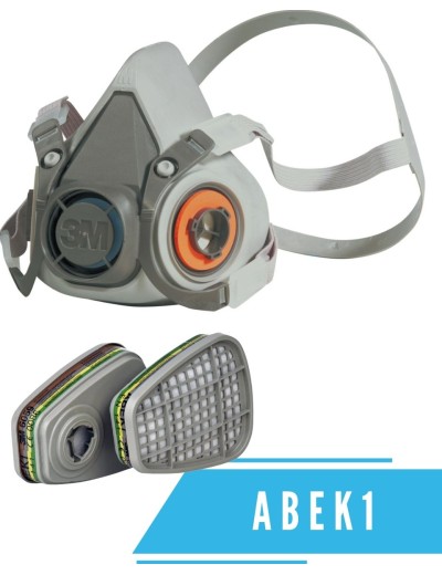 Semimasca 3M cu filtre 3M 6059 ABEK1