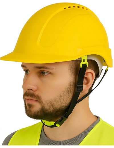 Casca de protectie Morion pentru constructii cu curea