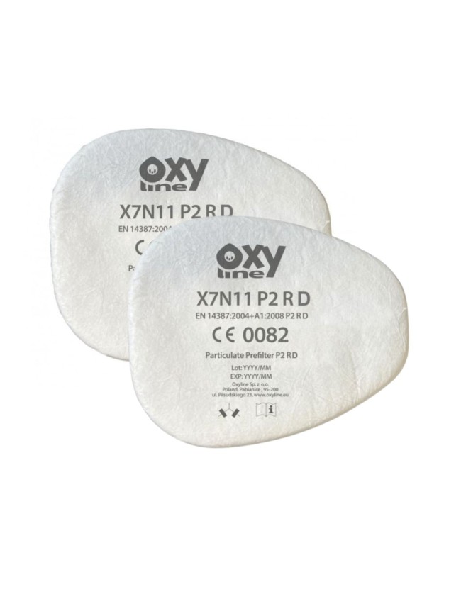 Filtr przeciwpyłowy do maski P2 OXYPRO X7N11 P2 R Filtr przeciwpyłowy do maski P2 OXYPRO X7N11 P2 R