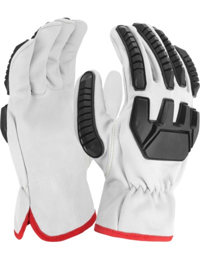 Manusi de lucru din piele X-Driver TPR cu protectie pentru