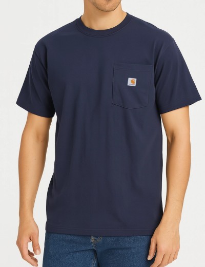 Tricou Carhartt K87 Heavyweight Pocket S/S
