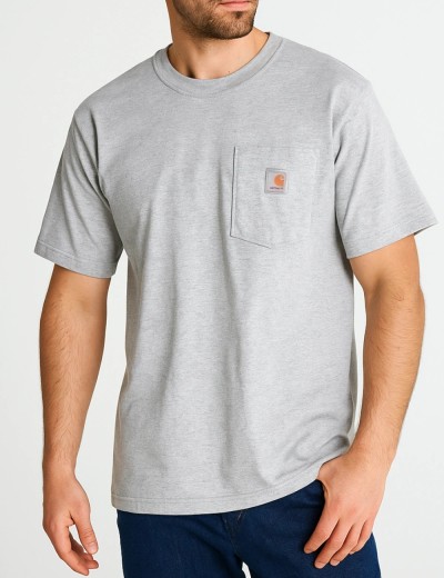 Tricou Carhartt K87 Heavyweight Pocket S/S