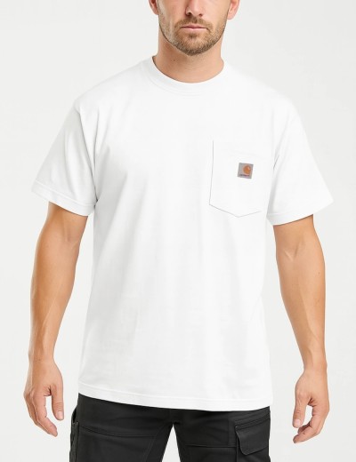 Tricou Carhartt K87 Heavyweight Pocket S/S