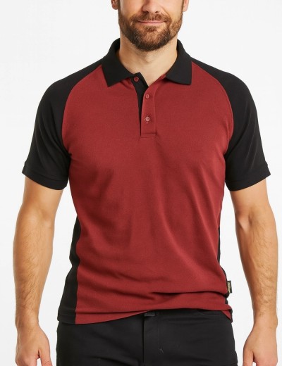 Tricou polo bicolor Snickers 2750 Allroundwork
