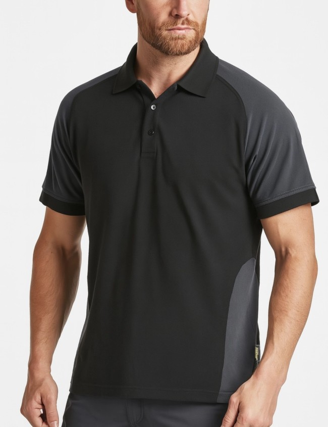 Tricou polo bicolor Snickers 2750 Allroundwork