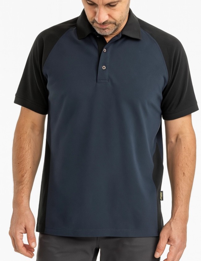 Tricou polo bicolor Snickers 2750 Allroundwork