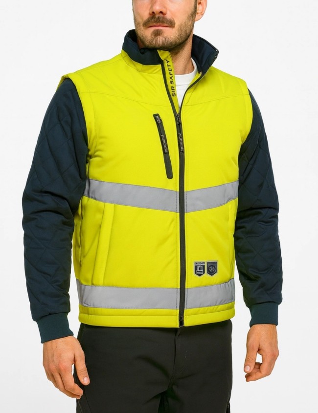 Kurtka robocza odblaskowa z odpinanymi rękawami Sir Safety Driver Kurtka robocza odblaskowa z odpinanymi rękawami Sir Safety Driver