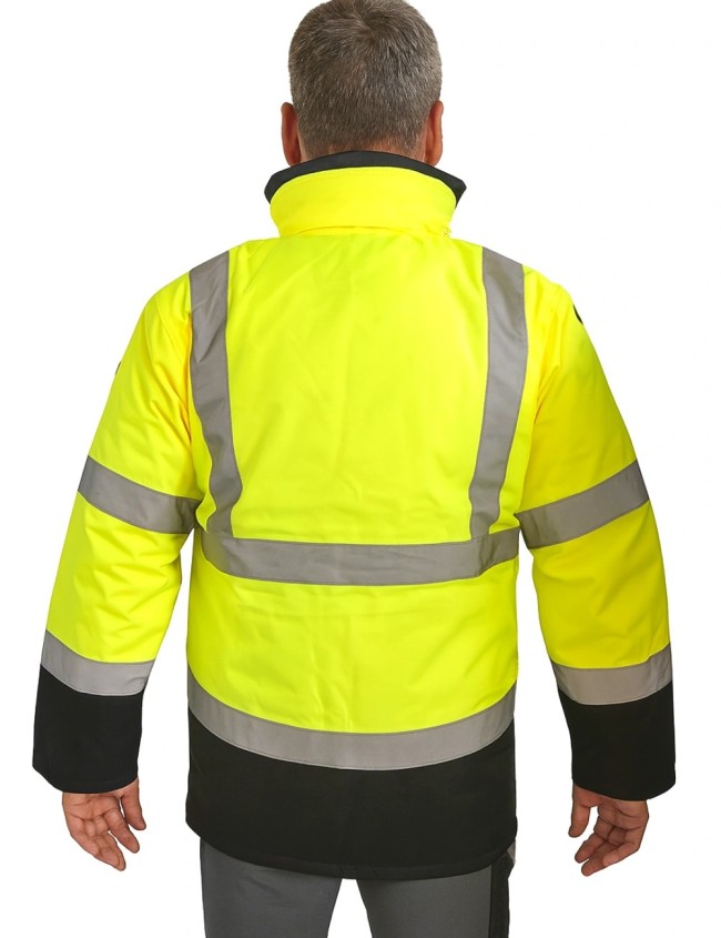 Kurtka robocze ocieplana odblaskowa Sir Safety Motorway Split 4w1 | Kurtka robocze ocieplana odblaskowa Sir Safety Motorway Split 4w1 |