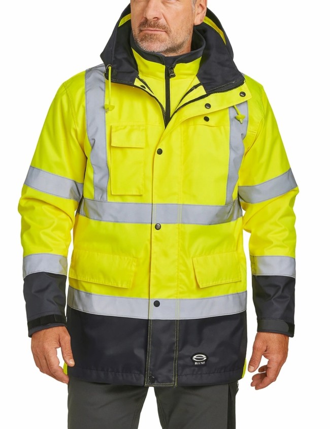 Kurtka robocze ocieplana odblaskowa Sir Safety Motorway Split 4w1 | Kurtka robocze ocieplana odblaskowa Sir Safety Motorway Split 4w1 |