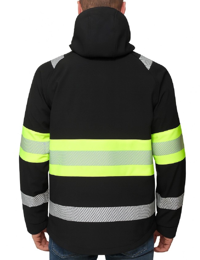 Geaca softshell reflectorizanta Bosafety Valencia C1