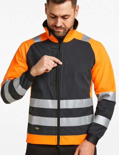 Geaca softshell reflectorizanta Snickers 1539 pentru barbati