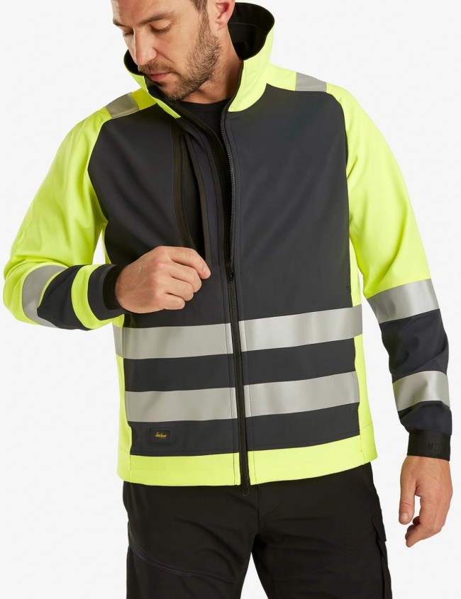Geaca softshell reflectorizanta Snickers 1539 pentru barbati