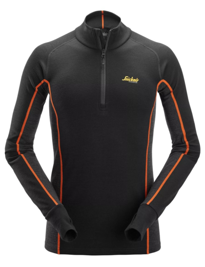 Tricou termic din lână merinos Snickers 9482