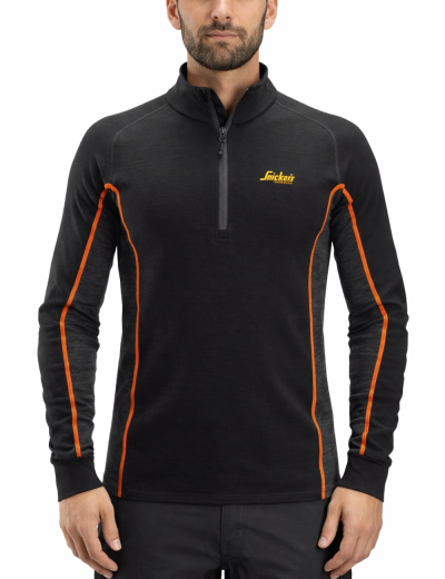 Tricou termic din lână merinos Snickers 9482