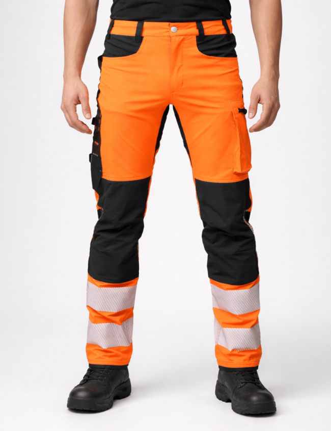 Pantaloni de lucru reflectorizanti elastici Bosafety Tension