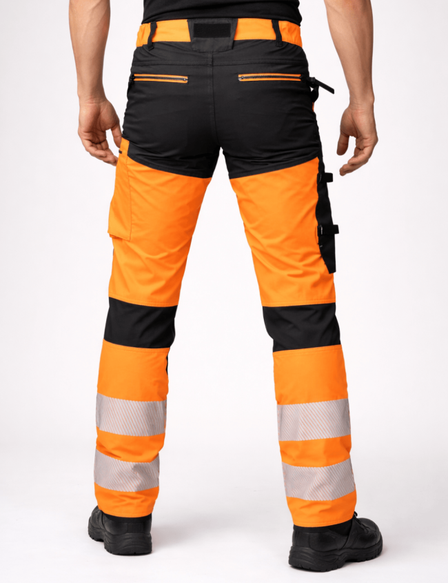 Pantaloni de lucru reflectorizanti elastici Bosafety Tension