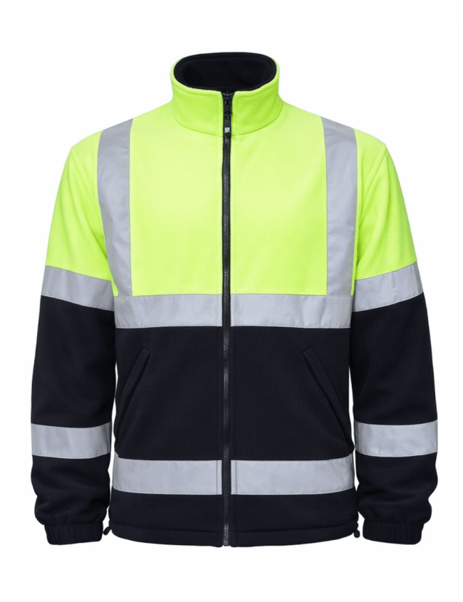 Jachetă Geaca fleece BoSafety Fleece C2 Hi-Vis
