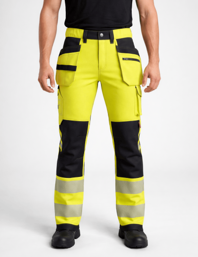 Pantaloni de lucru reflectorizanți BoSafety Tension Pro C2