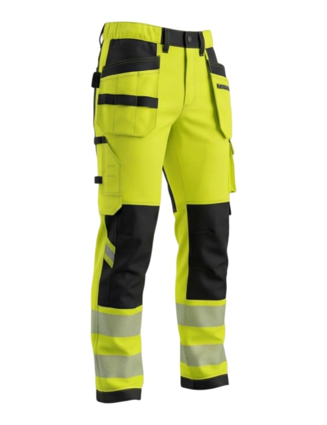 Pantaloni de lucru reflectorizanți BoSafety Tension Pro C2