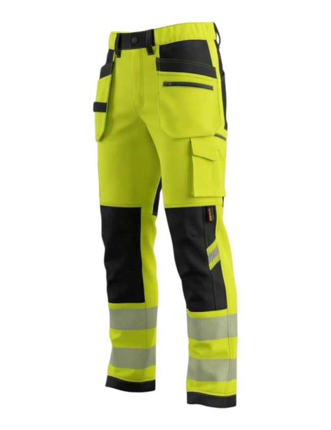 Pantaloni de lucru reflectorizanți BoSafety Tension Pro C2
