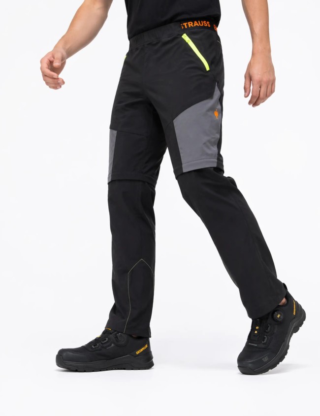 Pantaloni de lucru estrail cu fermoar pe picioare |