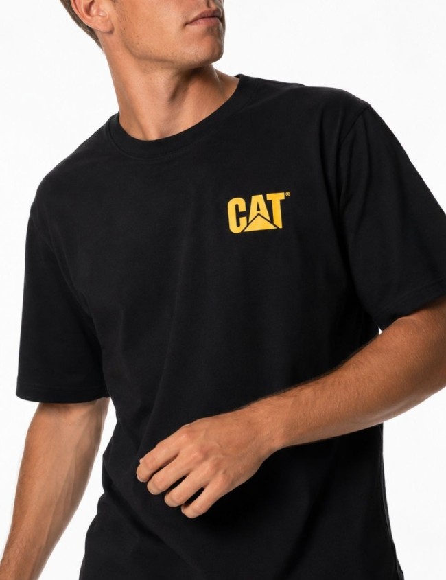 Tricou cu imprimeu CAT GRAFIC