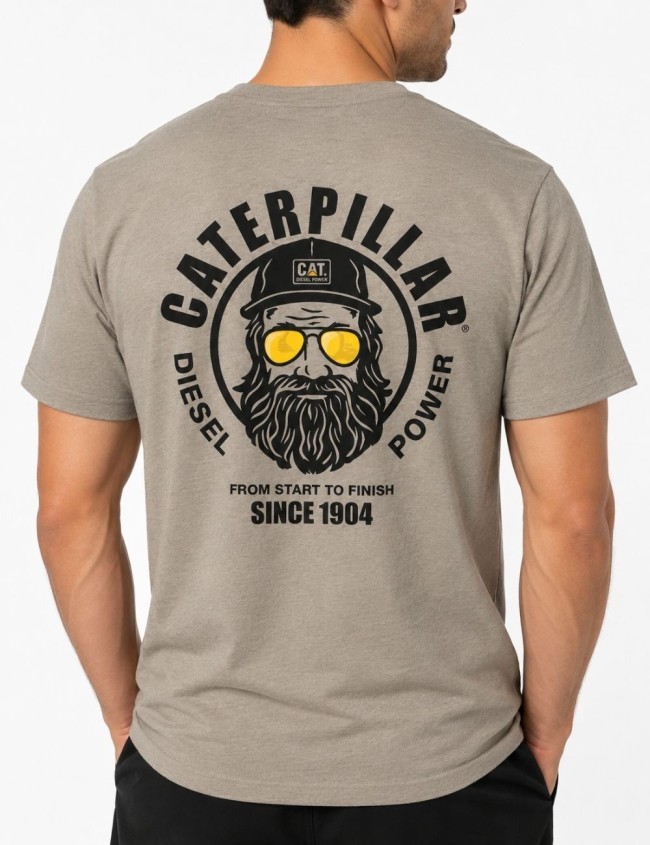 Tricou cu imprimeu CAT GRAFIC