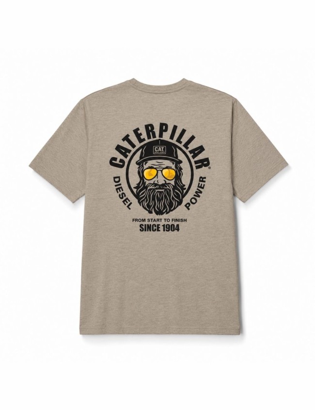 Tricou cu imprimeu CAT GRAFIC