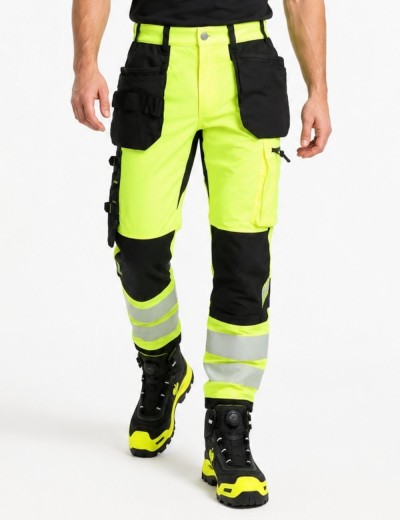 Pantaloni de lucru reflectorizanti Bosafety Mashup Plus