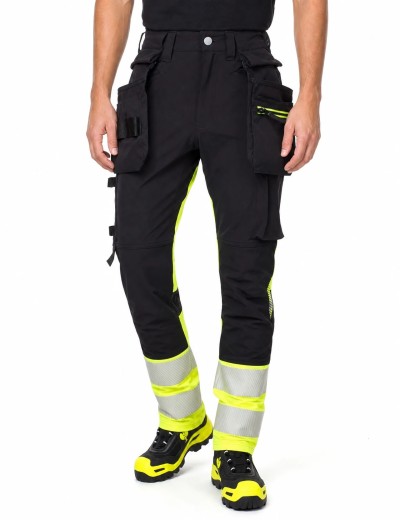 Pantaloni de lucru reflectorizanti Bosafety Tension Pro