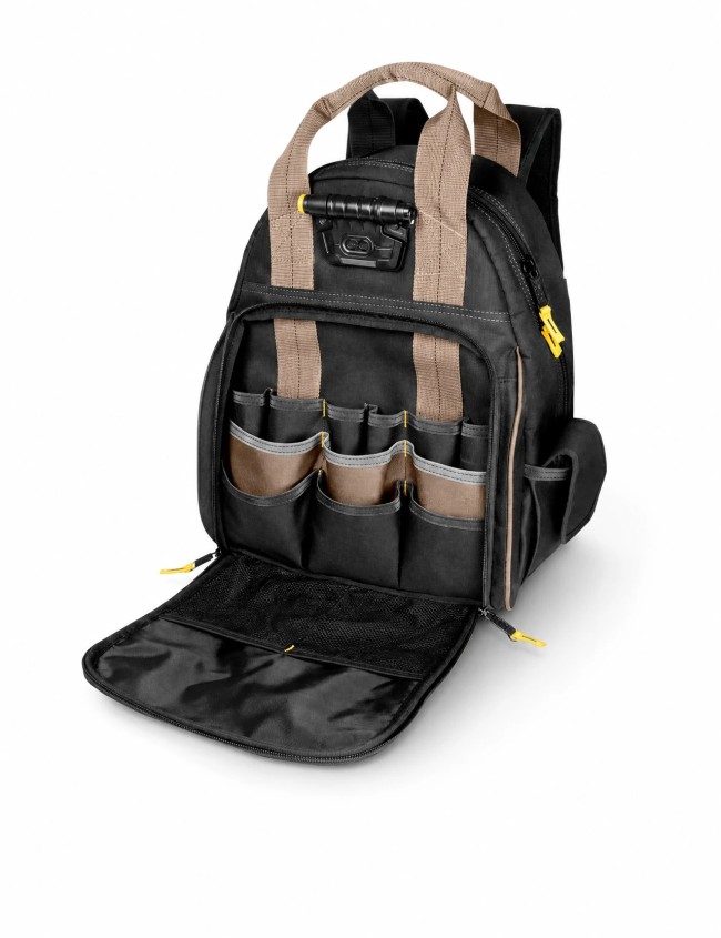 Rucsac de scule CLC cu lumină LED