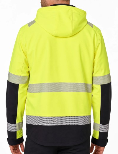 Geaca softshell reflectorizanta Bosafety Valencia C2