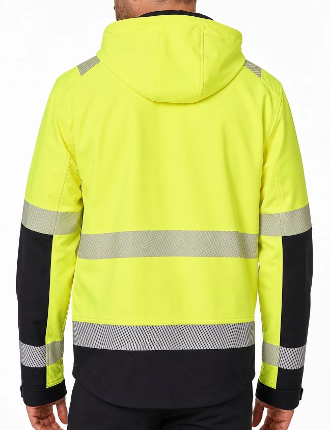 Geaca softshell reflectorizanta Bosafety Valencia C2