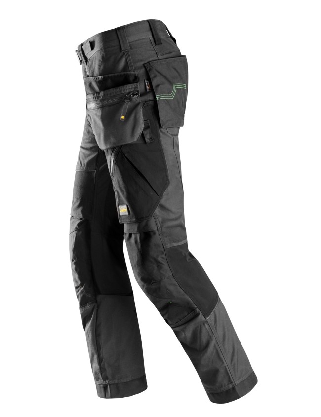 Pantaloni de lucru Snickers FlexiWork + 6902 cu buzunare tip toc